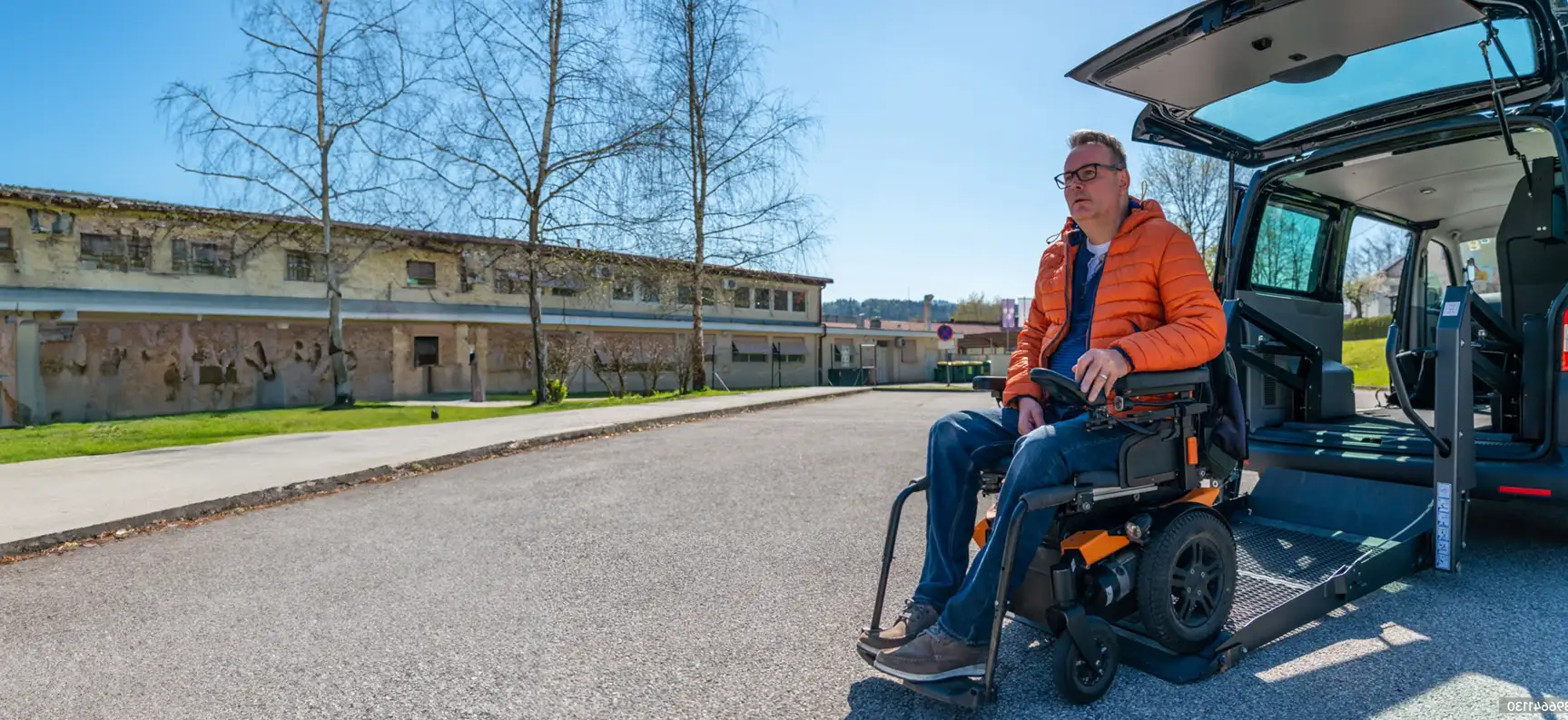 Sfondo trasporto disabili